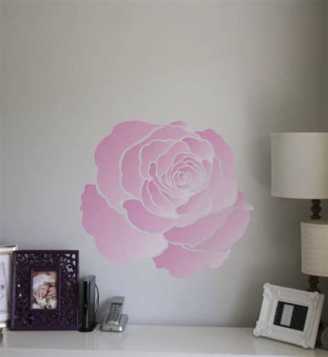 Large Rose Wall Stencil Flower Stencil Furniture Stencil | Etsy