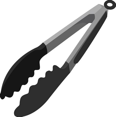 Kitchen tongs, illustration, vector on white background 13719871 Vector Art at Vecteezy