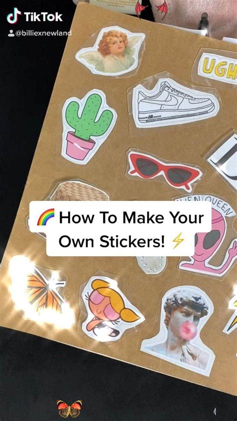 How to make your own stickers! in 2020 | Make your own stickers, How to ...