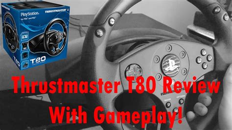 Thrustmaster T80 Review and Gameplay! - YouTube