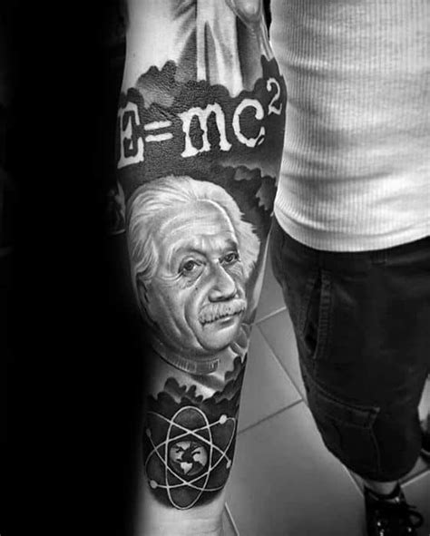 50 Albert Einstein Tattoo Designs For Men - Theoretical Physicist Ink Ideas