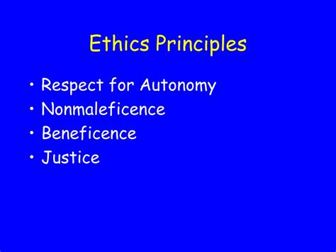 PPT - Ethics Principles PowerPoint Presentation, free download - ID:532884