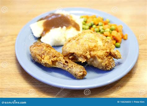 Fried Chicken With Sides Stock Photos - Image: 16626603