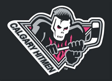 Calgary Hitmen Jersey Logo | Calgary, Old logo, Sports team logos