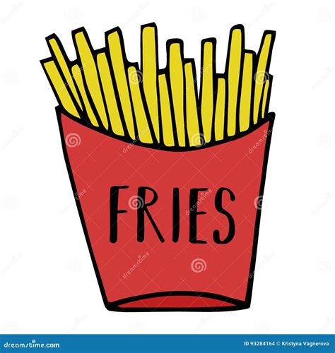 French Fries Cartoon