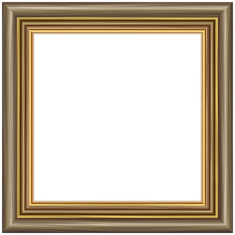 Square Frame PNG Clipart | Gallery Yopriceville - High-Quality Free Images and Transparent PNG ...