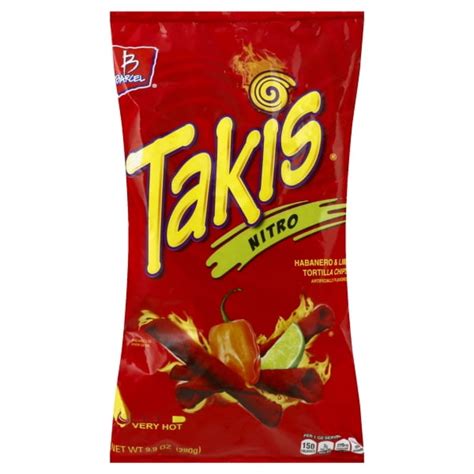 Barcel Takis Nitro Tortilla Chips, 9.9 oz - Walmart.com - Walmart.com