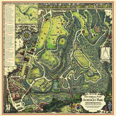 Schenley Park Map - Carol Skinger