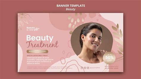 Free PSD | Beauty banner design template