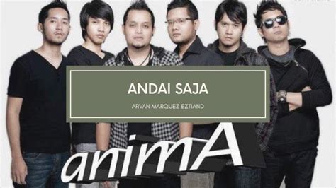 Chord Andai Saja - Anima, serta Lirik Lagu, Kunci Gitar Dasar C - Tribunmanado.co.id