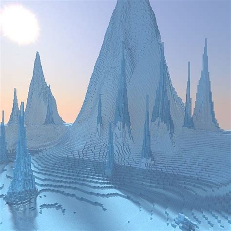 Ice Mountain: Minecraft Ice Mountain Biome