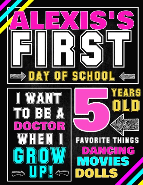 First day of school Template | PosterMyWall