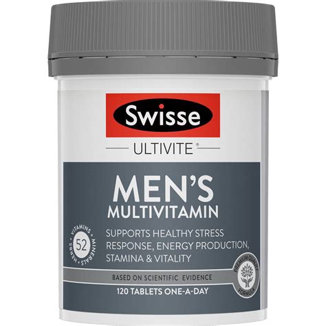 Swisse Men's Ultivite Multivitamin 120 Pack | Woolworths