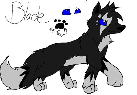 Blade the Wolf by Obsidianthewolf on DeviantArt