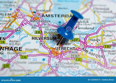 Utrecht On Map Royalty-Free Stock Photography | CartoonDealer.com ...