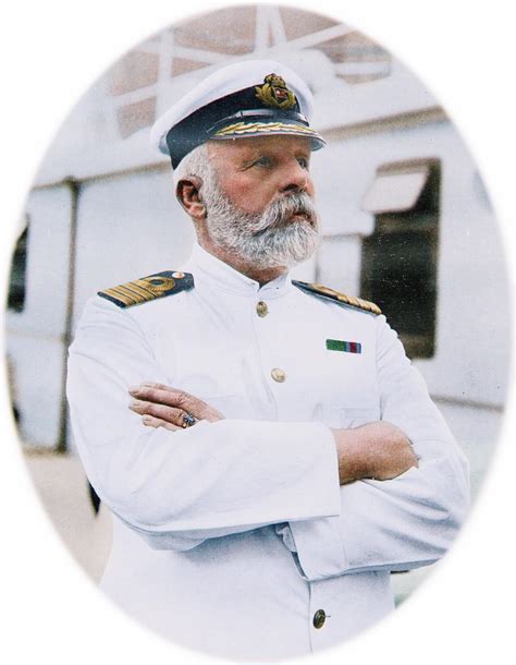 Captain Edward J Smith of the RMS Titanic (1912) : r/Colorization