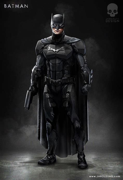 Robert Pattinson in the full The Batman costume looks glorious in this fan art design