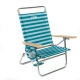 RTIC Beach Chair, Folding Lounge Reclining Portable High Back Chairs ...