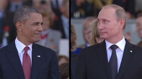 Obama and Putin Share a Smile at D-Day Event Video - ABC News