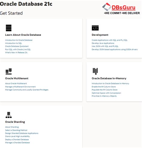 Oracle Database 21c is Available Innovation Release - DBsGuru