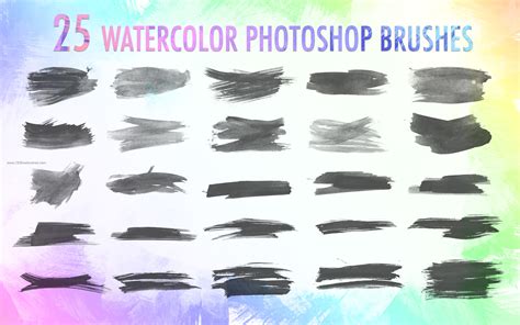 Watercolor | Photoshop Brushes Free Download | 123Freebrushes