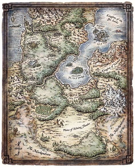 Feywild Map | Fantasy map, Fantasy world map, Map