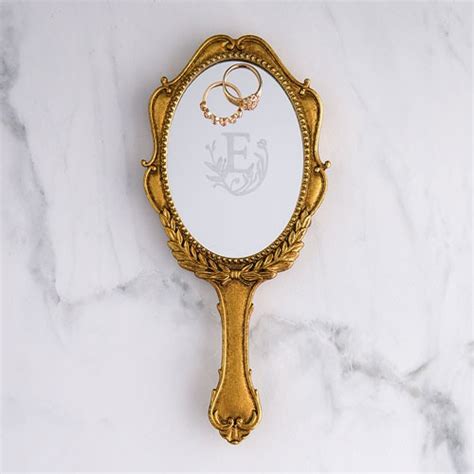 Personalized Vintage Hand Mirror