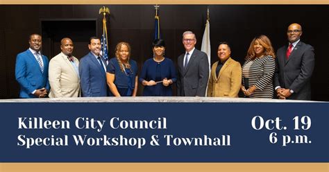 Killeen City Council Special Workshop & Townhall, Killeen City Hall, 19 ...