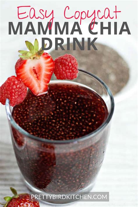 Easy Fruity Chia Drink (Copycat Mamma Chia Drink Recipe)