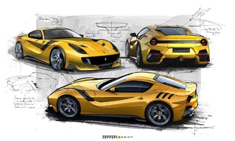 Ferrari Sketch at PaintingValley.com | Explore collection of Ferrari Sketch