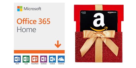 Add Microsoft Office 365 Home to your Mac or PC for $100 and get a FREE $50 Amazon GC