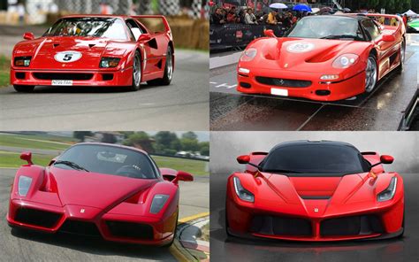 By the Numbers: Ferrari LaFerrari, Enzo, F50, F40