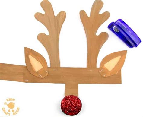 Printable Reindeer Antlers to Colour and Wear. - Kids Craft Room