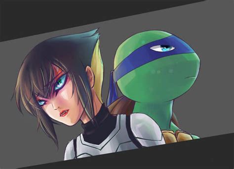 Leo and Karai by ice-mei on DeviantArt