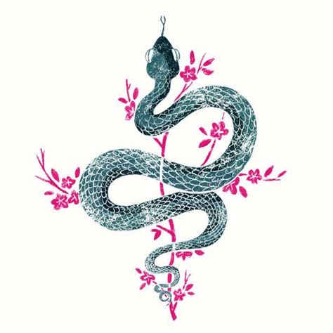 Chinese Zodiac Snake Tattoo