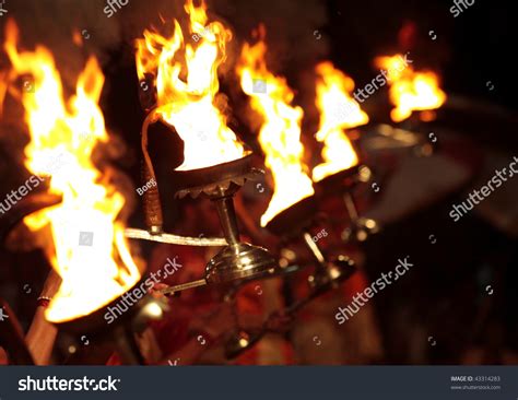 Ritual Worship River Ganges City Varanasi Stock Photo 43314283 ...