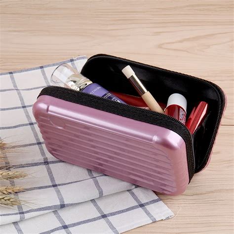 WaterProof Toiletry Bags Travel Cosmetic Bag Zipper Small Organizer Women Necessary Makeup Bag ...