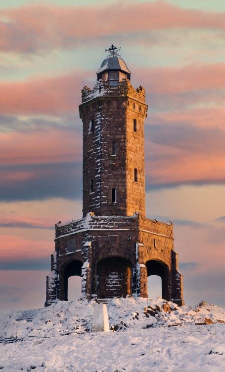 "Darwen Tower at sunset" by Wayne Myers at PicturesofEngland.com