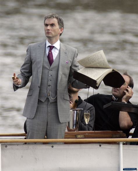 THROWBACK THURSDAY PHOTOS: David Tennant On The Set Of St Trinian's II