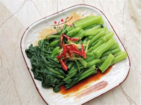 China Food Choy Sum Salad Recipe | Chinese Cold Dish - Easyfoodcook