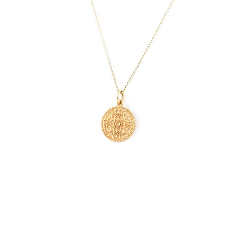 Coin Pendant in Solid Gold - Talu RocknGold