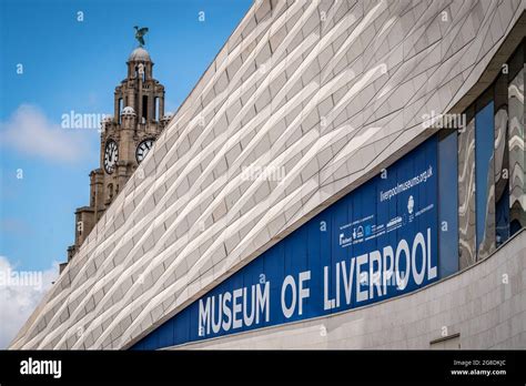 Liverpool heritage sites. Museum of Liverpool at The Pier Head Stock ...