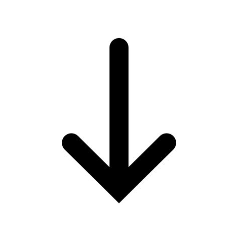 Flecha Abajo PNG transparente - StickPNG | Arrow image, Arrow symbol, Arrow