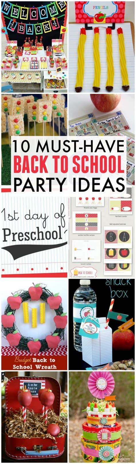 10 Must-Have Back To School Party Ideas | Catch My Party