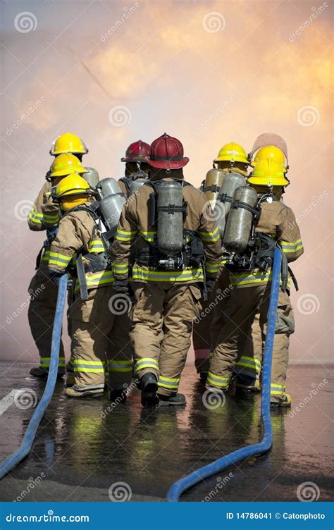 Fire training exercise stock image. Image of alarm, extinguish - 14786041