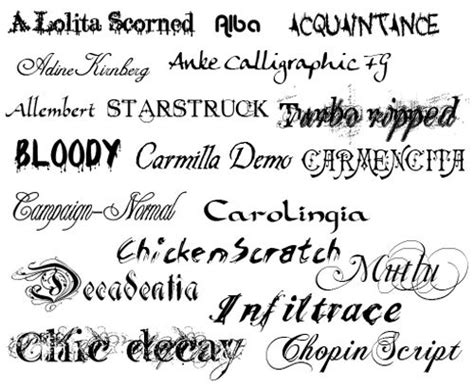 Cool Font Styles for Creative Projects