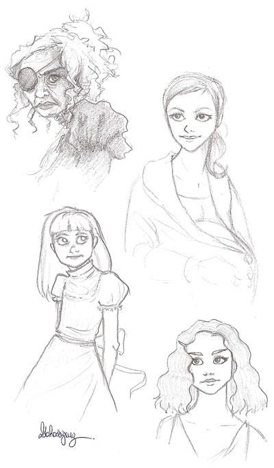 Big Fish sketches by Loleia on DeviantArt