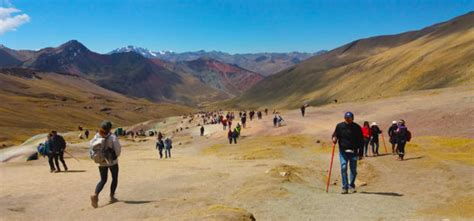 #Vinicunca - Hiking down mountain - The Only Peru Guide