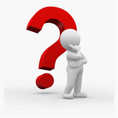 Person Thinking With Question Mark Clipart , Png Download - Pdf ...