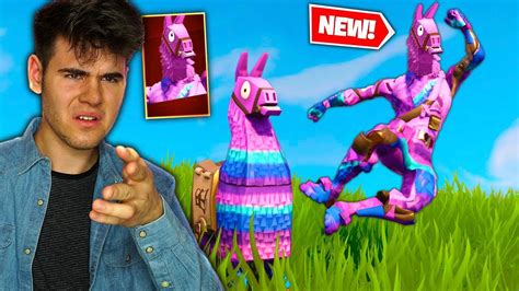 SO I UNLOCKED THE LLAMA SKIN in Fortnite Battle Royale... (NEW LLAMA ...